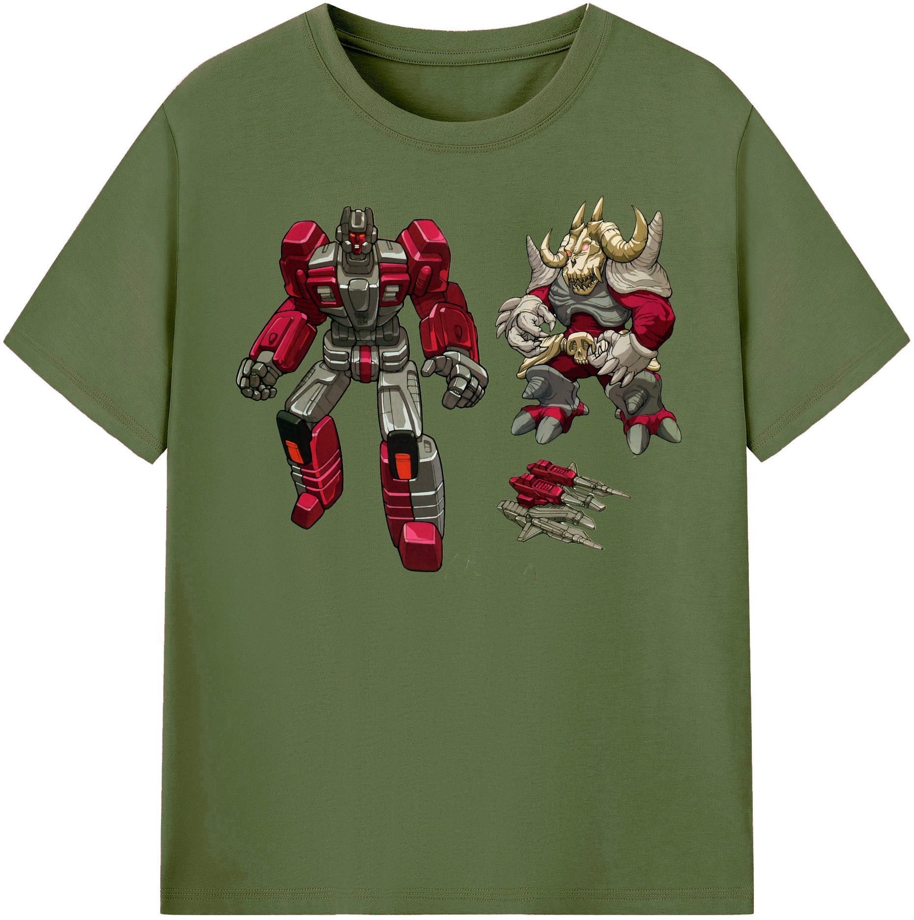 （画像用）  綿100％半袖Tシャツ（フロントプリント）